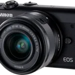 Capture your best memories with the Canon EOS 8EOS M100 with EF-M15-45mm point and shoot black camera available for purchase in online technology store SM Cyberzone Philippines