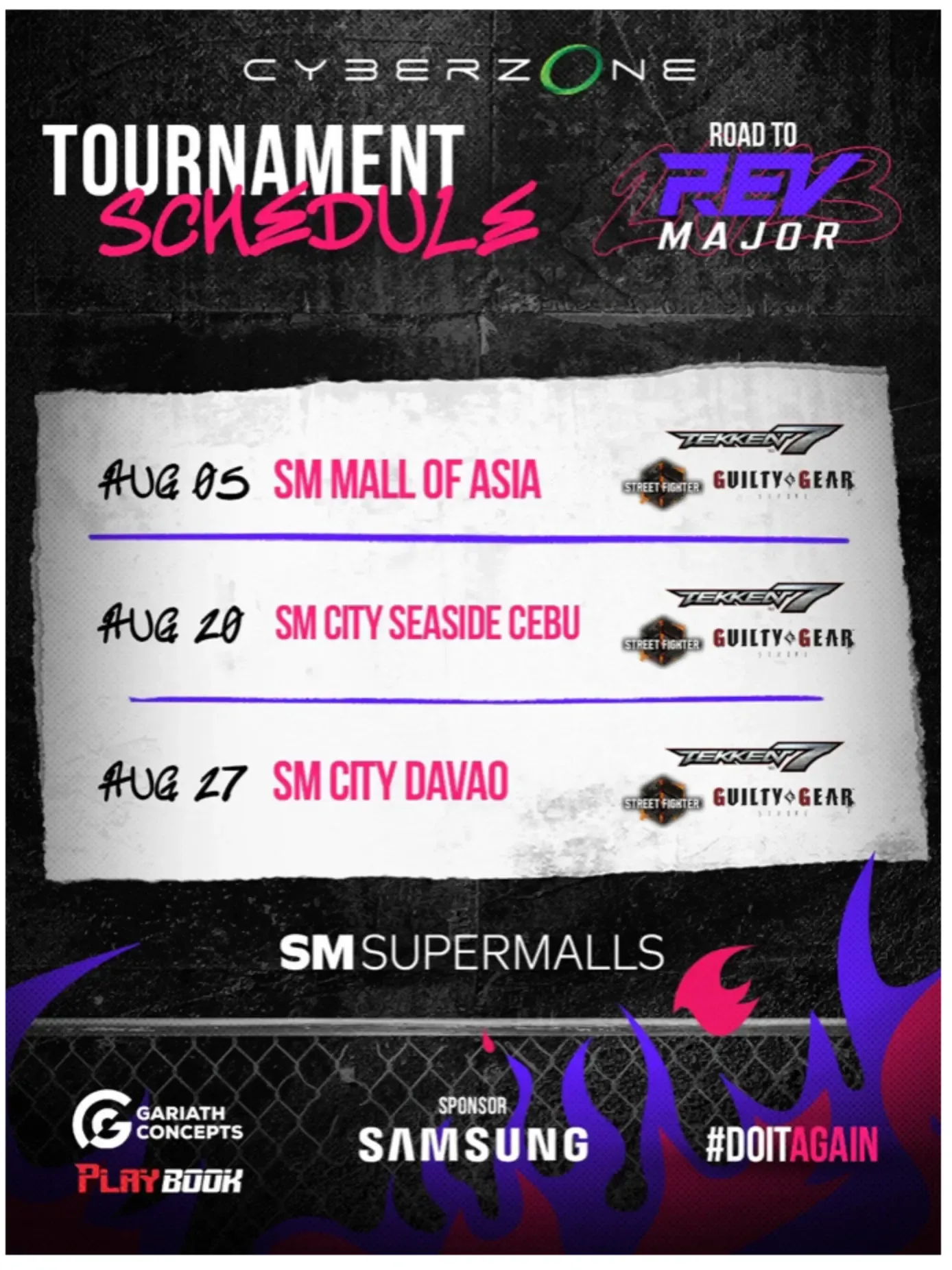 cyberzone cybermonth tournament schedule