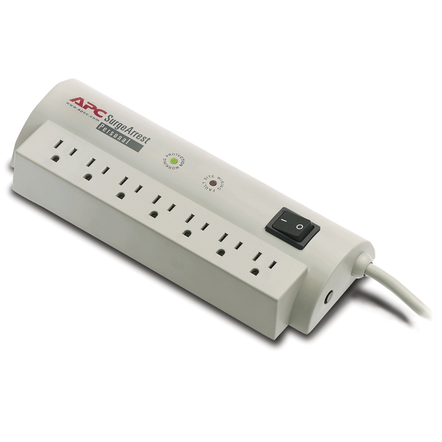 apc surge protector white