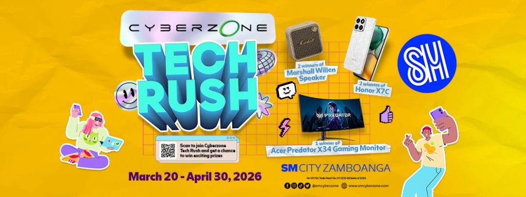 Go ALL OUT with Cyberzone Tech Rush: Shop and win BIG at SM City Zamboanga